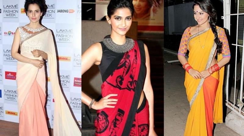 plain saree plain saree
