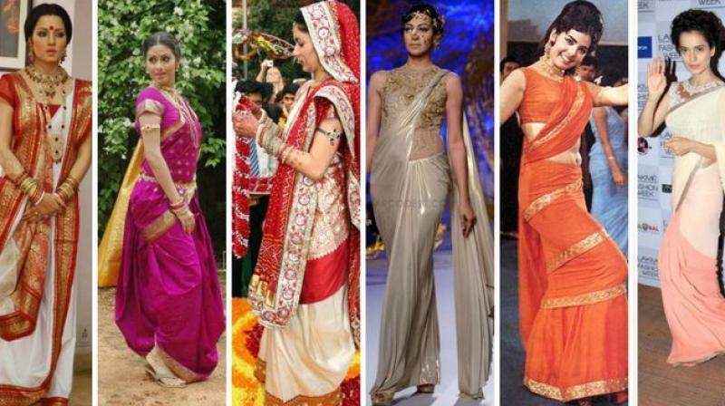 saree style saree style
