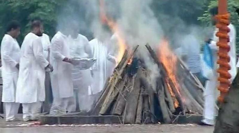 Ashes of former Prime Minister Atal Bihari Vajpayee