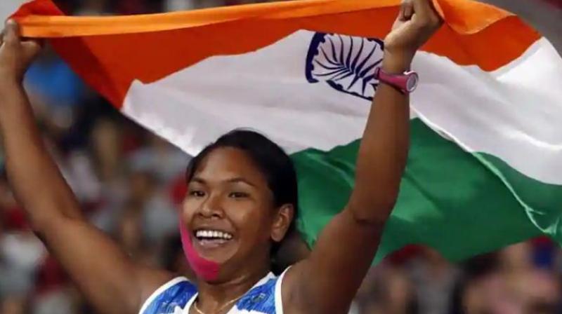 Asian Games gold medallist Swapna Barman Asian Games gold medallist Swapna Barman