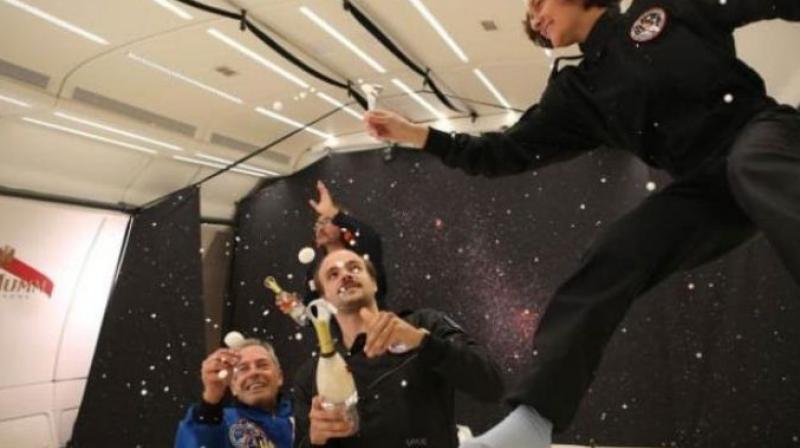 special champagne made in space for people special champagne made in space for people