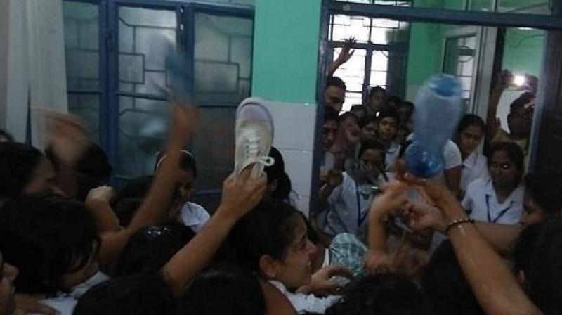 Bihar ANM student beaten doctor Bihar ANM student beaten doctor