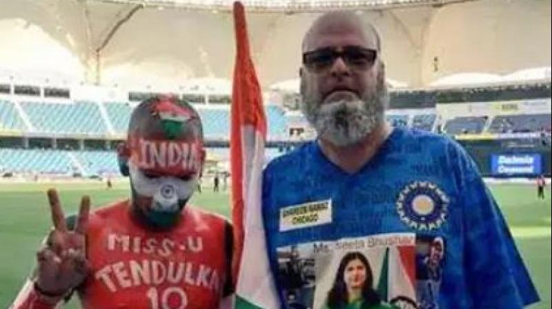chicago chacha sponsors ticket of indian cricket team fan sudhir gautam