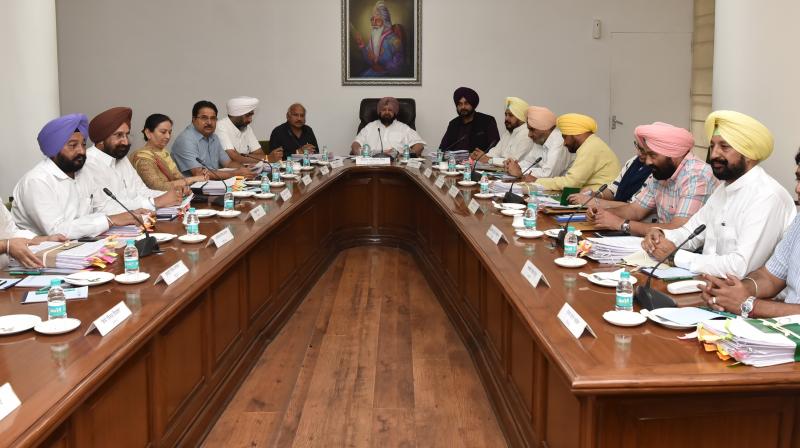 Punjab Cabinet Meating Punjab Cabinet Meating