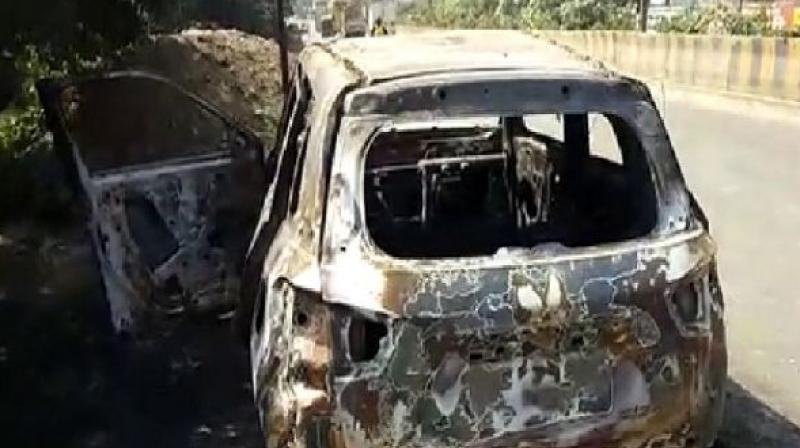 burning Car burning Car