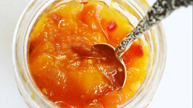 Apples and mangoes chutney Apples and mangoes chutney