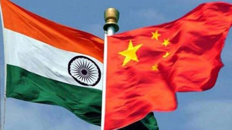 India-China Flag