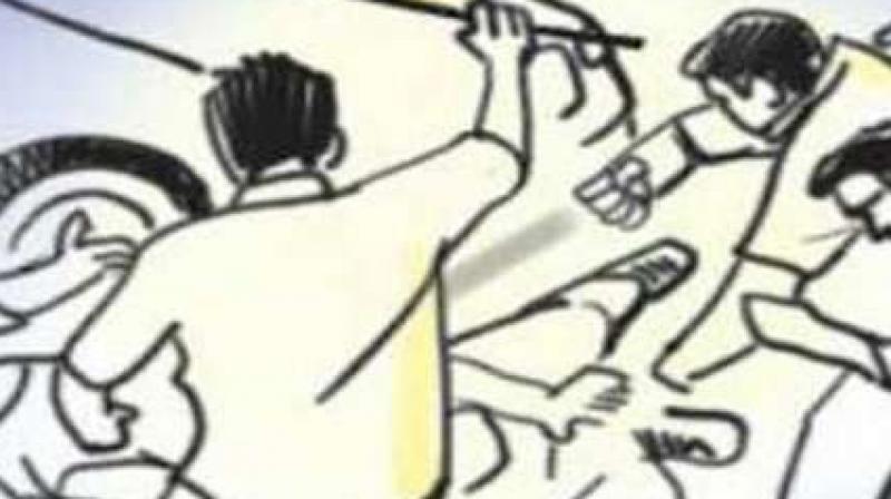 mob beaten theif badly in darbhanga mob beaten theif badly in darbhanga