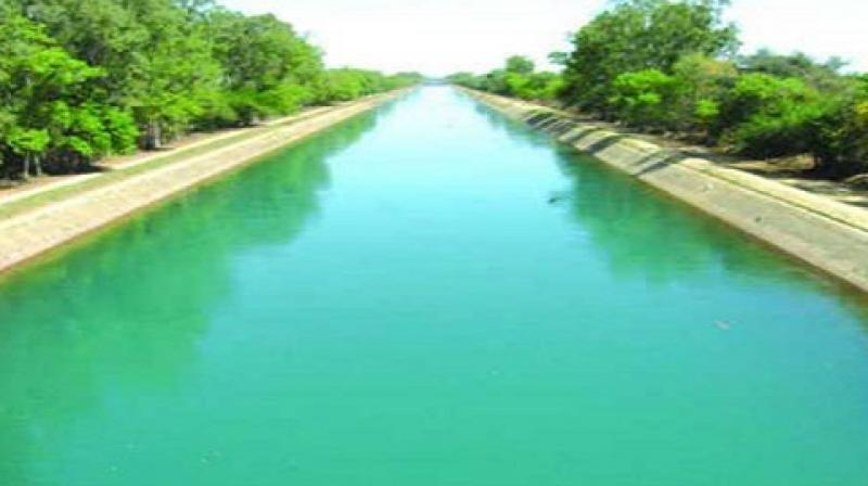 Water released in canals of Punjab Water released in canals of Punjab