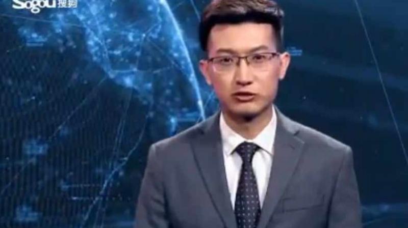 artificial intelligence virtual TV news Anchor artificial intelligence virtual TV news Anchor