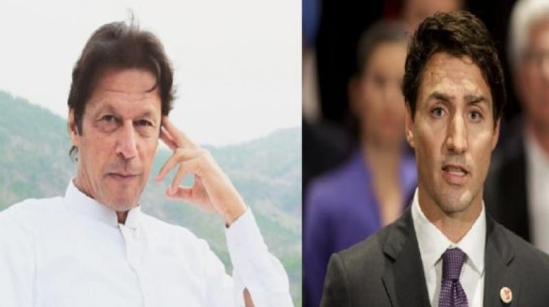 Imran khan - Justin trudeau