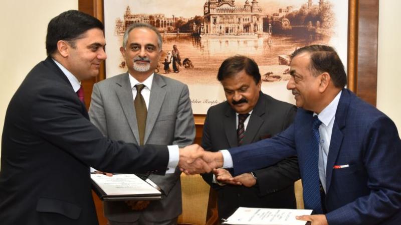 Punjab Inks MoU With AAI New Civil International Air Terminal Punjab Inks MoU With AAI New Civil International Air Terminal