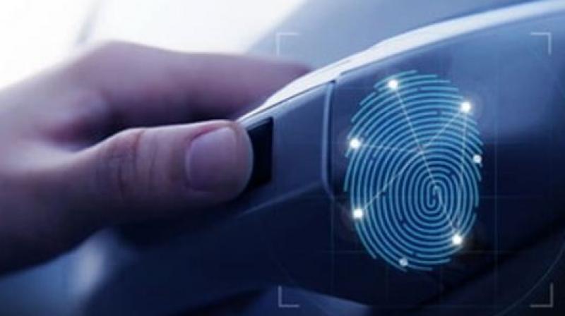 Car Door will open with fingerprint Car Door will open with fingerprint