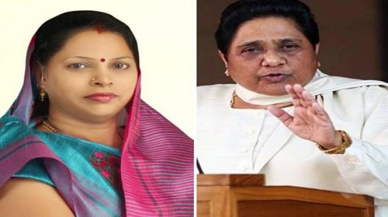 Sadhana Singh and Mayawati Sadhana Singh and Mayawati