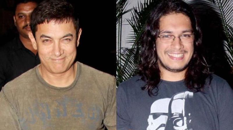 Aamir khan and Junaid khan