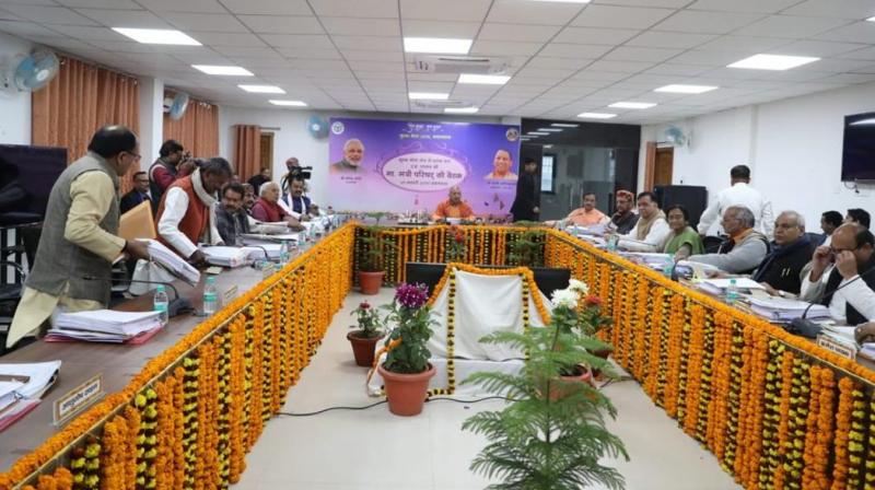 Cabinet Meeting in Prayagraj's Kumbh Cabinet Meeting in Prayagraj's Kumbh