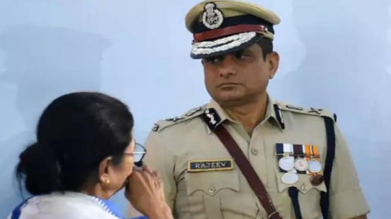  Mamata Banerjee, Kolkata Police Commissioner Rajeev Kumar