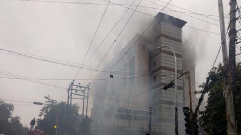 Massive fire breaks out at Noida's Metro hospital