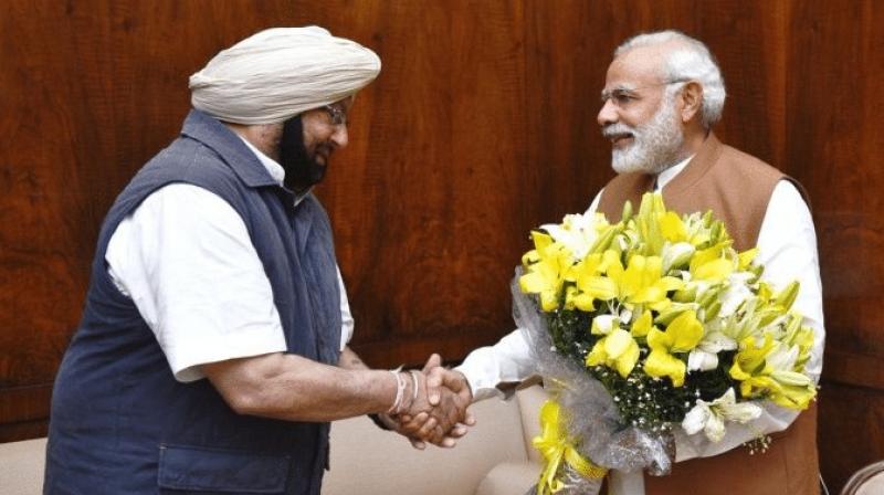 Captain Amarinder Singh, Narendra Modi 