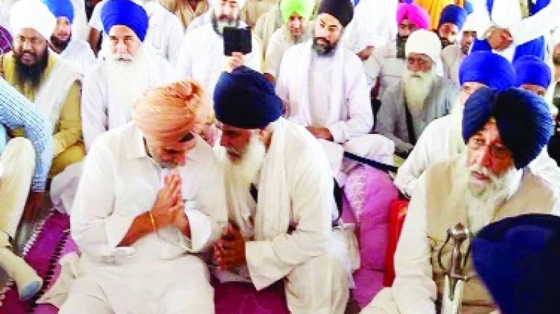 Tript Bajwa During Protest With others