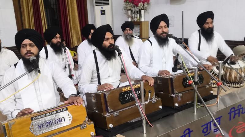  Gurdwara Sri Guru Singh Sabha Phase 11 Mohali conducted Atam Ras Kirtan function