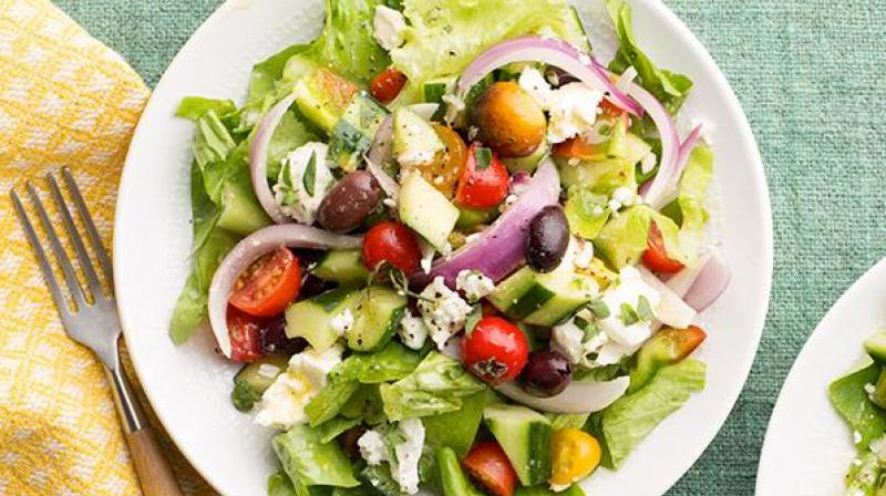 Make cheese salad in your home kitchen Make cheese salad in your home kitchen