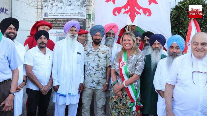 Tribute paid to Sikh soldiers in Florence, Italy Tribute paid to Sikh soldiers in Florence, Italy