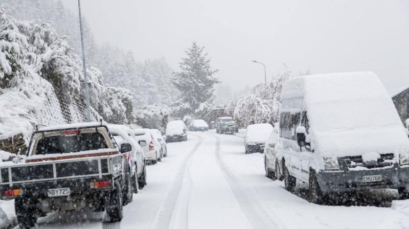 Heavy snowfall in New Zealand after 55 years Heavy snowfall in New Zealand after 55 years