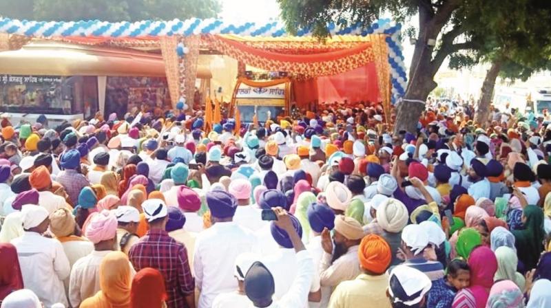 International Nagar Kirtan departure Gurudwara Dhamtan Sahib