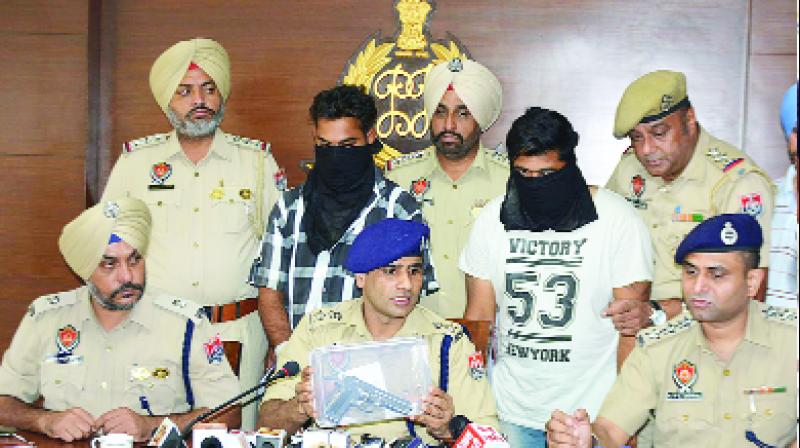 SSp Kuldeep Singh Chahal during press Conference SSp Kuldeep Singh Chahal during press Conference