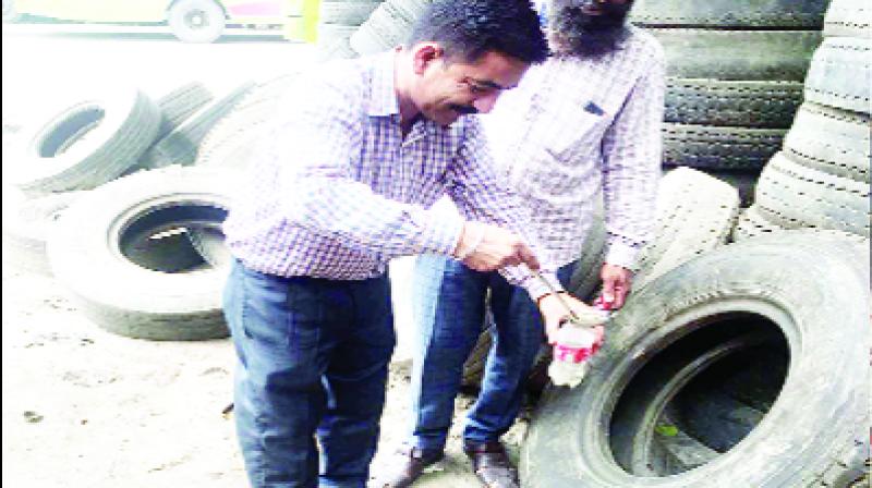 Health Department inspecting Punjab Roadways Workshop Health Department inspecting Punjab Roadways Workshop