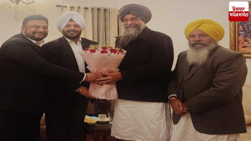 The President of Punjab and Haryana High Court Bar Association met the Speaker of the Punjab Vidhan Sabha, Kultar Singh Sandhawan