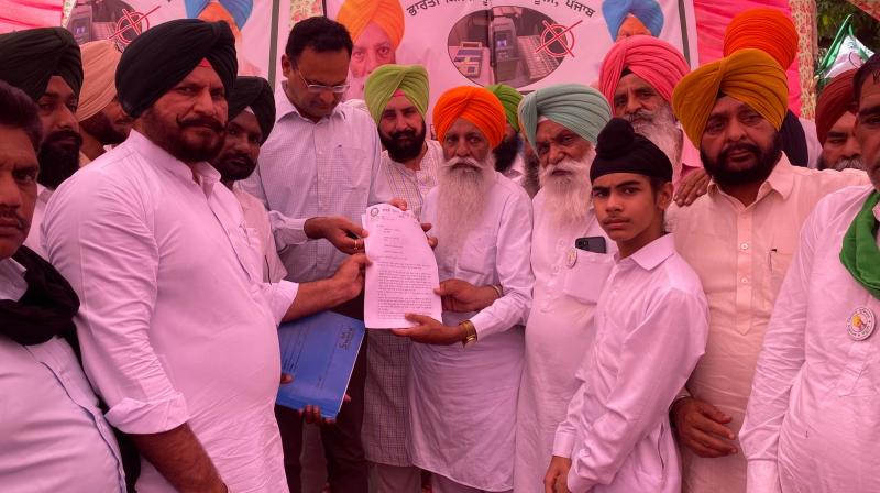 Farmers submitted memorandum to Central and Punjab Government