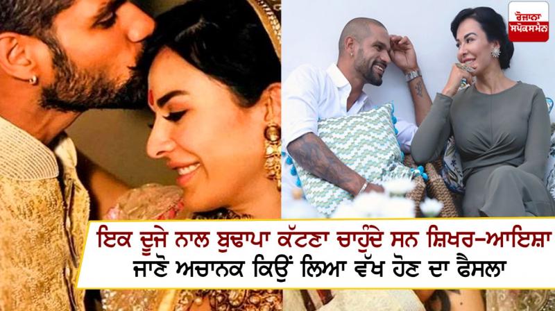 Shikhar Dhawan and Ayesha Mukherjee took divorce