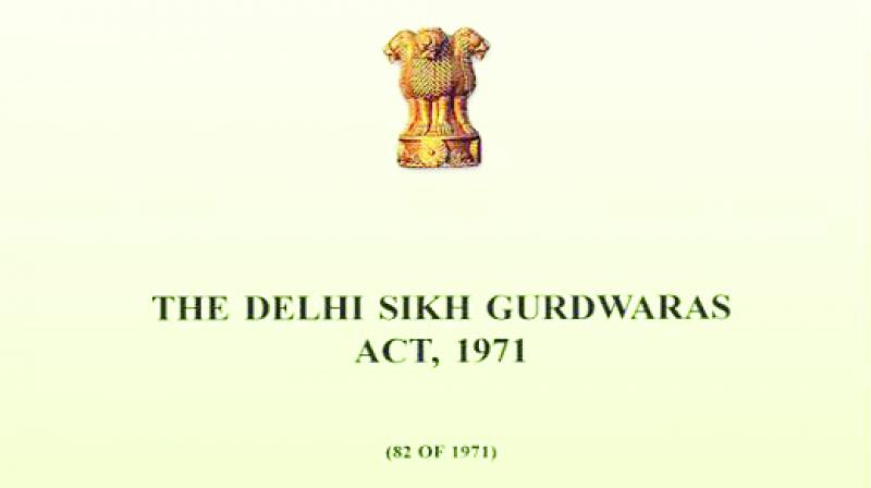 Delhi Sikh Gurdwara Act 1971 Delhi Sikh Gurdwara Act 1971