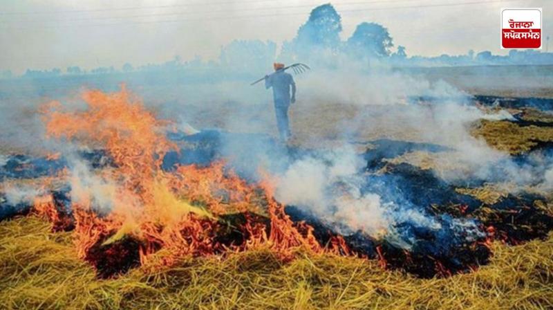 Now the Punjab Police is also in direct action to prevent stubble burning Now the Punjab Police is also in direct action to prevent stubble burning