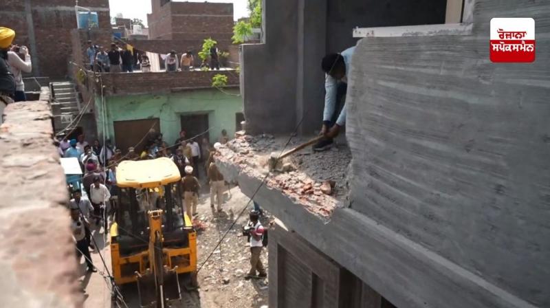 Amritsar bulldozer campaign launched in Amritsar as part of the war against drugs campaign Amritsar bulldozer campaign launched in Amritsar as part of the war against drugs campaign