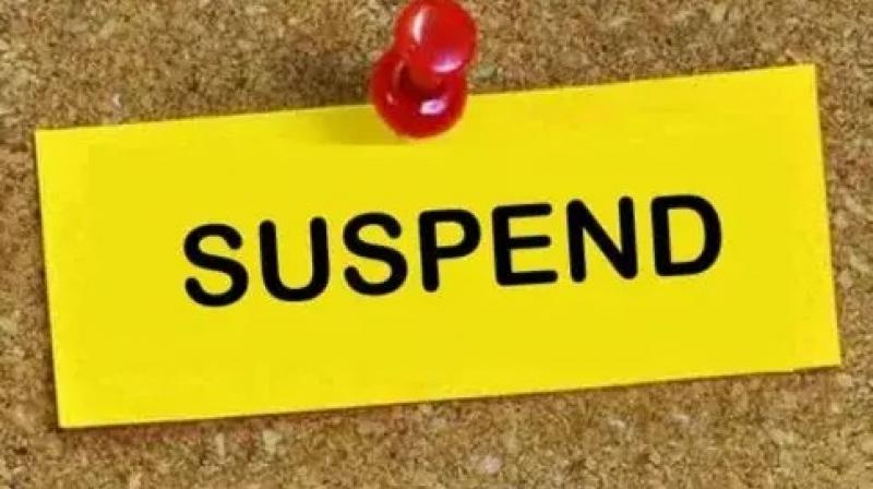 PWD sub-divisional engineer and junior engineer suspended for dereliction of duty PWD sub-divisional engineer and junior engineer suspended for dereliction of duty