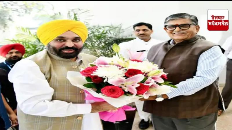 CM Mann met the Governor CM Mann met the Governor