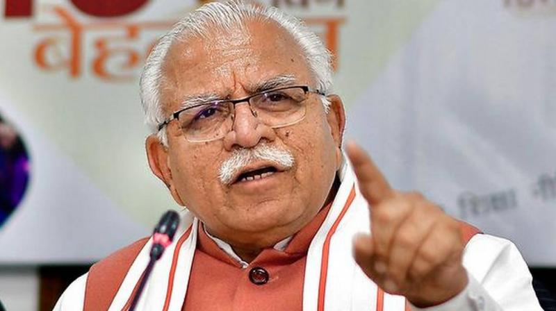 CM Manoharlal Khattar CM Manoharlal Khattar