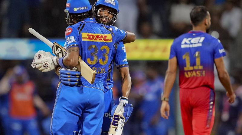 Mumbai Indians vs Royal Challengers Bengaluru in IPL 2024