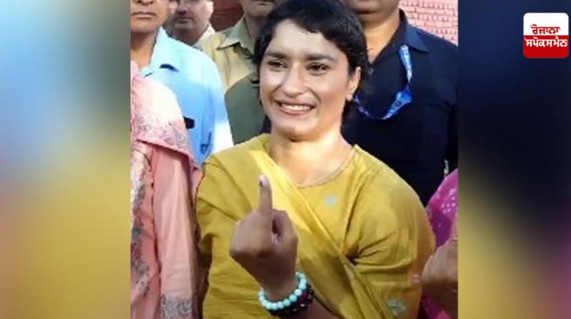 Becoming a minister is not in my hands, it is in the hands of the high command - Vinesh Phogat Becoming a minister is not in my hands, it is in the hands of the high command - Vinesh Phogat