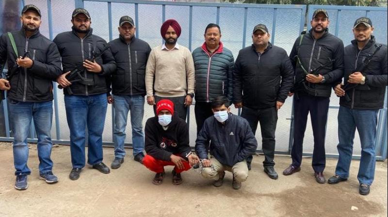 Punjab Police arrested an AC mechanic who made fake calls for ransom by calling himself a gangster Punjab Police arrested an AC mechanic who made fake calls for ransom by calling himself a gangster