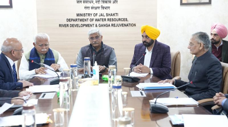 We do not have even a drop of extra water to give to anyone - Chief Minister Bhagwant Hon We do not have even a drop of extra water to give to anyone - Chief Minister Bhagwant Hon
