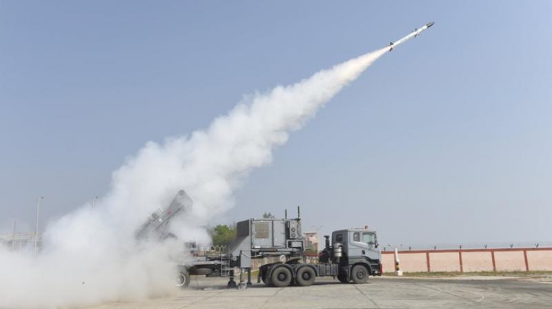 DRDO successfully flight-tests new Akash missile off Odisha coast DRDO successfully flight-tests new Akash missile off Odisha coast