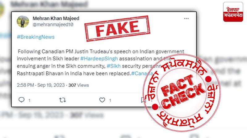 Fact Check Fake news going viral amid India Canada Tensions Fact Check Fake news going viral amid India Canada Tensions