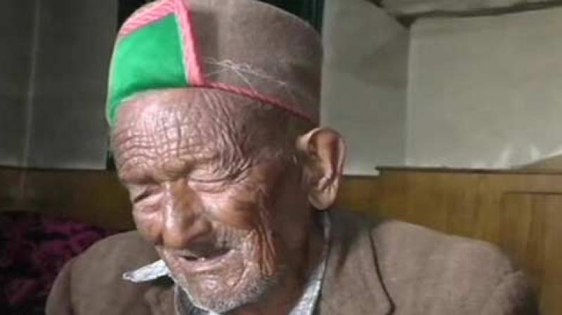 India's first voter also voted India's first voter also voted