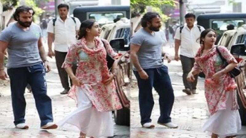 Sara Ali Khan to Abhishek Kapoor office Sara Ali Khan to Abhishek Kapoor office