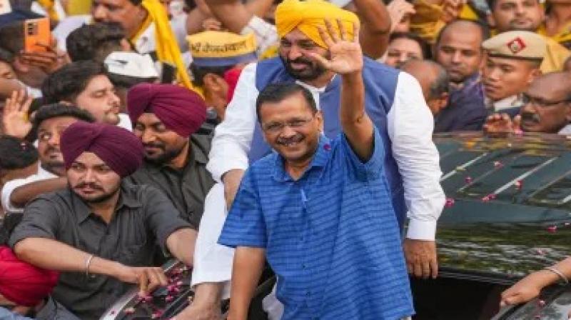 Kejriwal road show Kejriwal road show