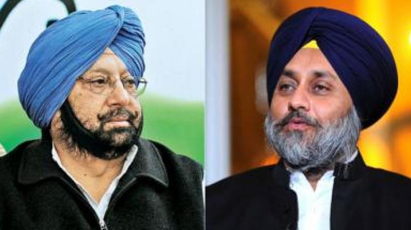 Capt Amrinder Singh-Sukhbir Badal